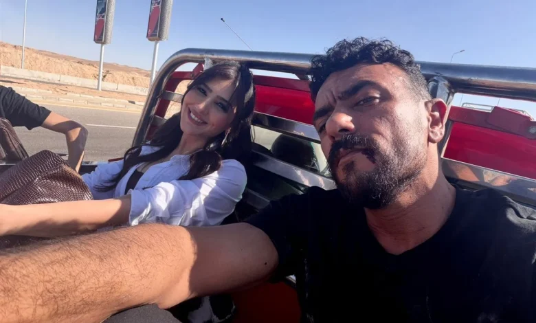 الفنان أحمد العوضي مي عمر