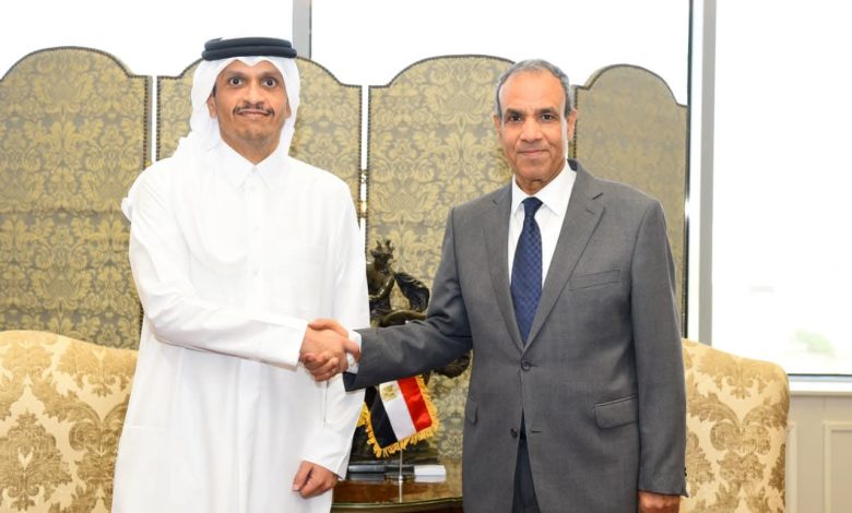 وزيرا خارجية مصر وقطر