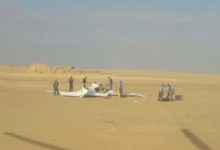 سقوط طائرة تدريب